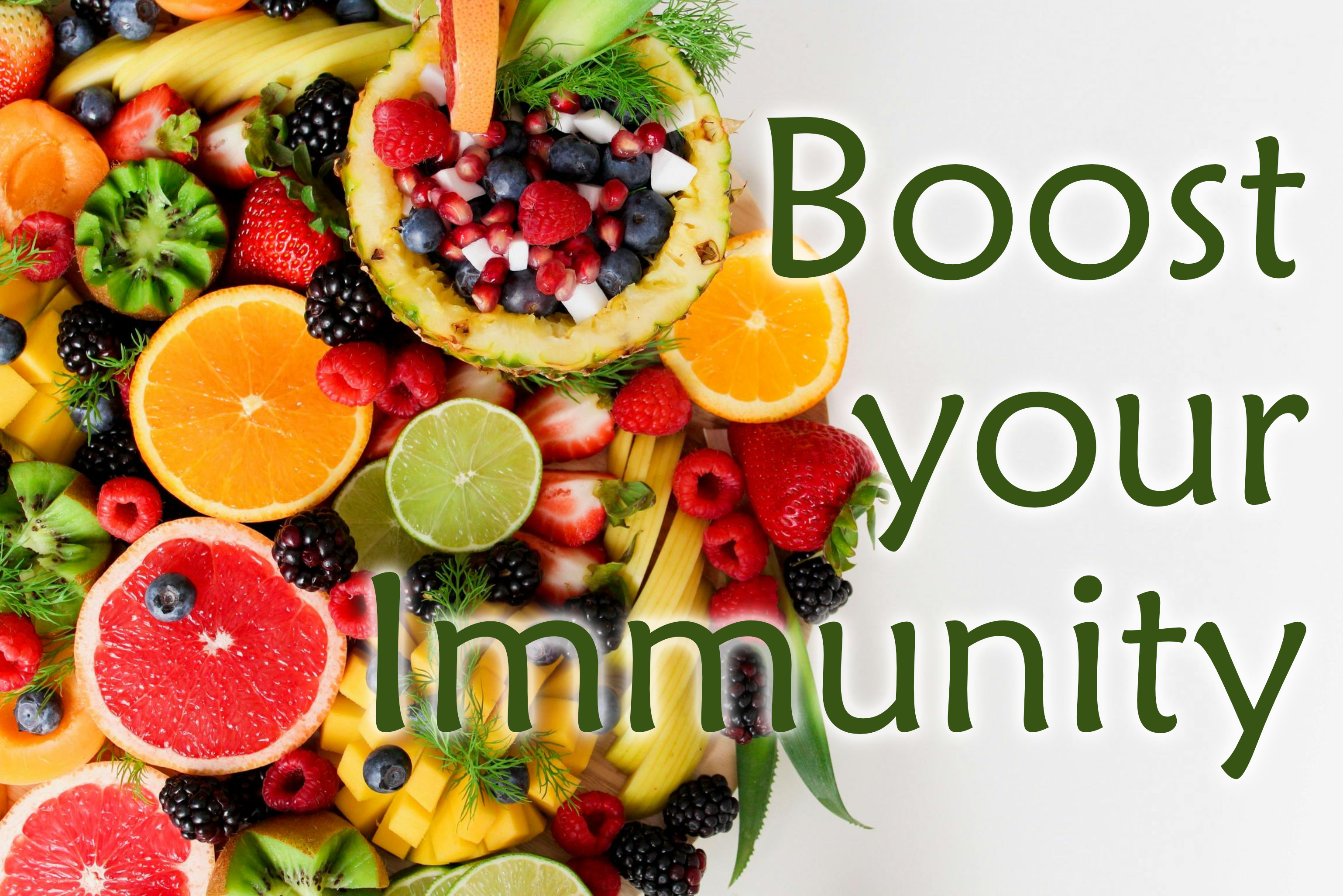 picture of fruit with title Boost your Immunity boost-immunity