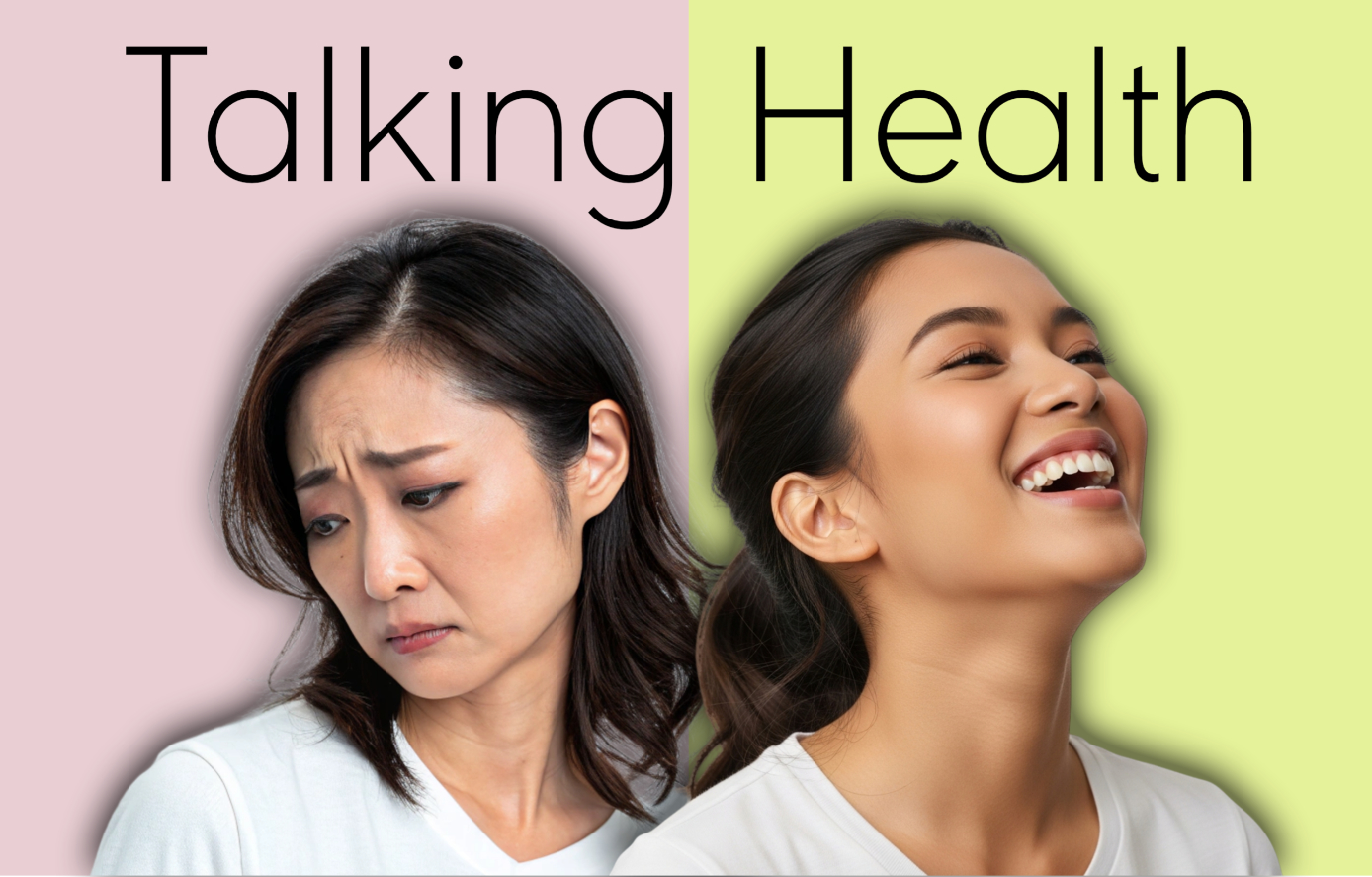 Image: composit image of two asian women talking-health-sm